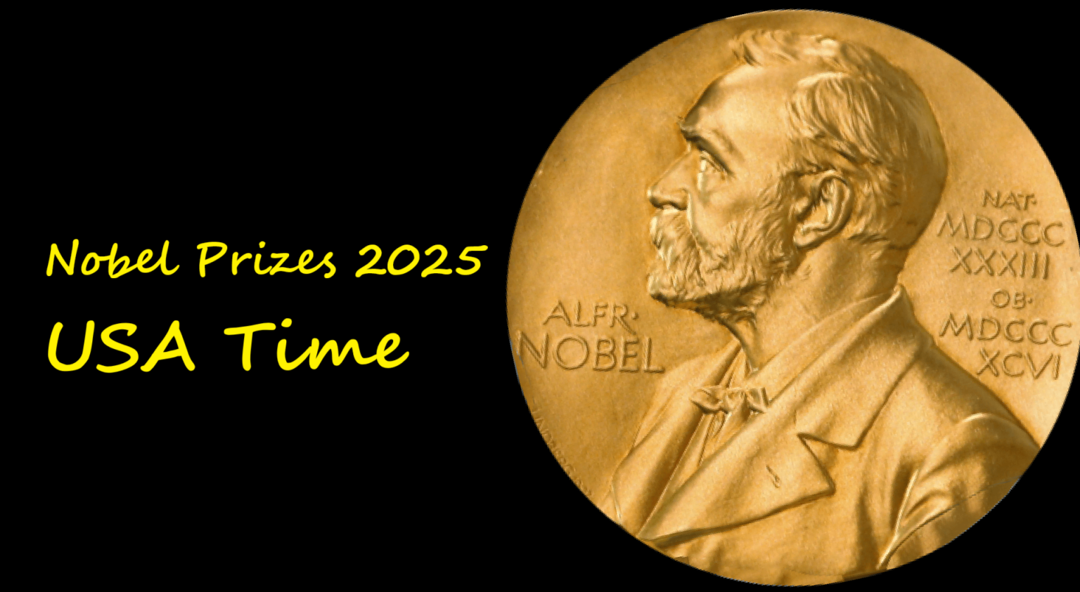 Nobel Prizes 2025 USA Time