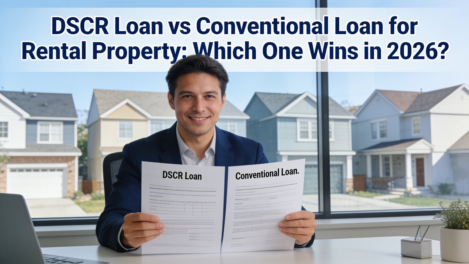 DSCR loan vs conventional loan for rental property