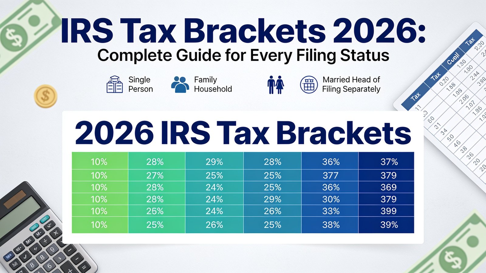 IRS tax brackets 2026